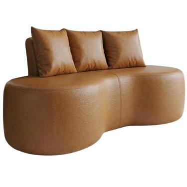 Imagem de Sofa 2 Lugares Organico 160 cm Ibiza Corino Vazzano