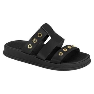 Imagem de TAMANCO PAPETE FEMININO MOLECA COM ILHOS - 5556103-Feminino