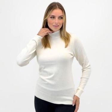 Imagem de Blusa Facinelli Tricot Básica Gola Alta Feminina-Feminino