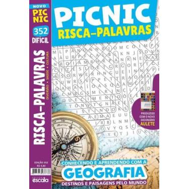 Imagem de Picnic Risca Palavras - Difícil: 352 - Conhecendo e Aprendendo com a G