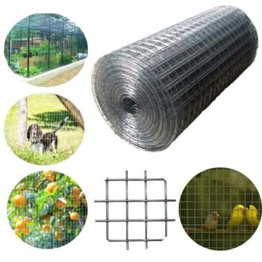 Imagem de Tela Arame Galvanizado Abertura25mm com 50cm x 25m Para Cercas - FICON