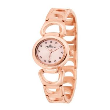 Imagem de Relógio Analógico Social Rosé com Cristais Rommanel 650194 Cor:Rosé, R