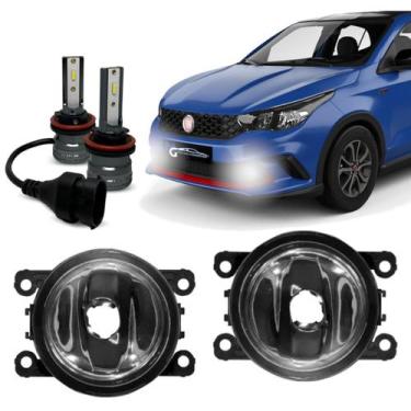 Imagem de Par Farol Milha Auxiliar Led Small Argo 2017 2018 a 20 2021 - Rayx