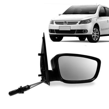 Imagem de Retrovisor Gol Voyage G5 e G6 4 portas c/ controle Lado Direito Passag