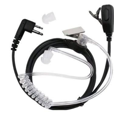 Imagem de 02 un fone de ouvido com microfone de lapela para radio motorola EP450