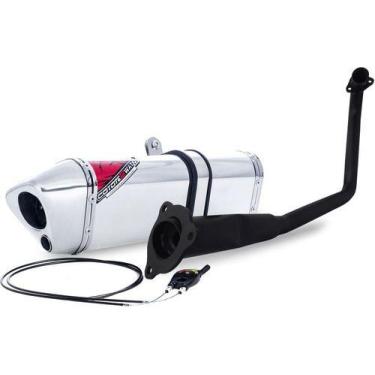 Imagem de Escape / Ponteira Coyote TRS 2 Way + Mais em Alumínio - NMax 160 - Yam