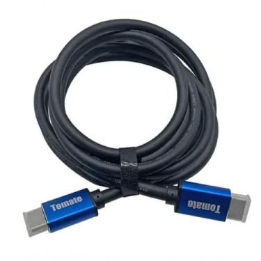 Imagem de Cabo Hdmi Ultra Hd 4k Com Ps4 Blu Ray Projetor Monitor Ips 3 Mts - TOM