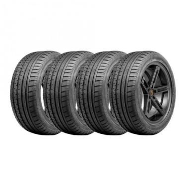 Imagem de Kit 4 Pneus Continental Aro 18 245/45R18 ContiSportContact 2 J 100W XL