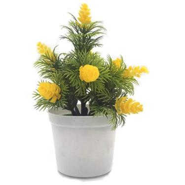 Imagem de decoração plantas artificiais decorativas vaso vasinho falsa flor - Lu
