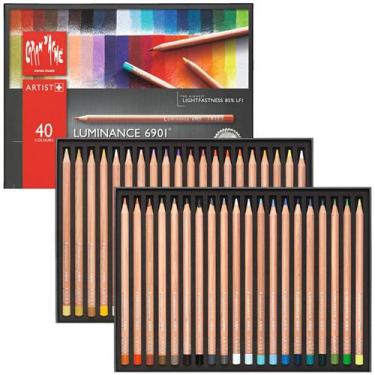 Imagem de Lápis De Cor Caran D' Ache Luminance 40 Cores  - Caran d'Ache