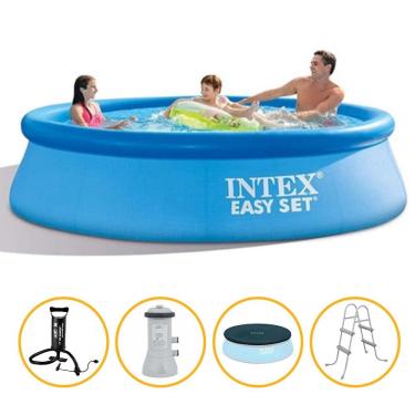 Imagem de Piscina Inflável Easy Set 7.290 Litros Completa Filtro 220v - Intex