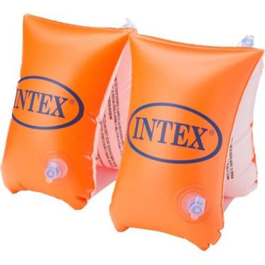 Imagem de Boia De Braço Infantil Piscina Laranja Intex - 58641
