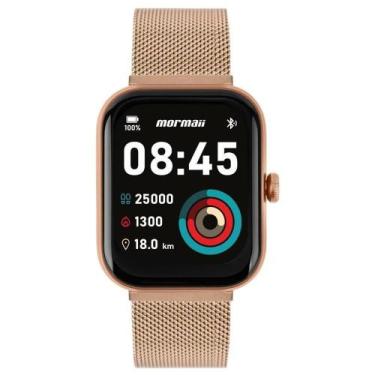 Imagem de Relógio Smartwatch Mormaii Life Ultra Ref: Molifeuap/7j Rosé Milanese