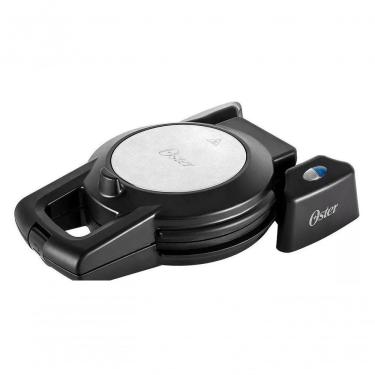 Imagem de Máquina de Waffle Oster Perform 180 OWAF110 1000W 110V Sistema Giratório Antiaderente Aço Inox