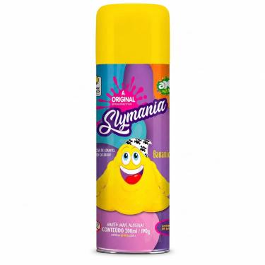 Imagem de 12UN - Espuma Slyme Slymania Bananico Amarelo 200ml