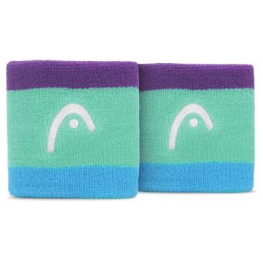Imagem de Munhequeira Head Pequena Verde e Roxo