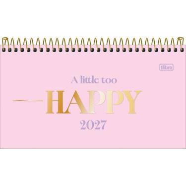 Imagem de Agenda Espiral Semanal 167 x 89 cm Happy 2027 Sortido