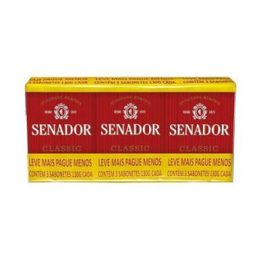 Imagem de Sabonete Senador 130g Leve Mais Pague Menos - Emblagem c/ 3 unidades