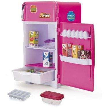 Imagem de Geladeira Infantil Brincando de Casinha com Acessórios Monte Líbano