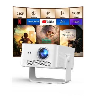 Imagem de Projetor Magcubic HY450Max 1080P 800 ANSI WiFi 6 BT 5.4
