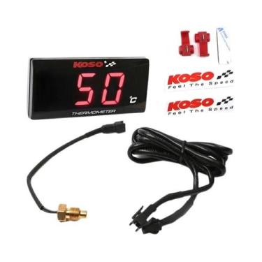 Imagem de Termômetro Digital Universal LCD Para Motocicletas - Medidor De Temper