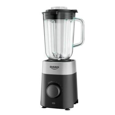 Imagem de Liquidificador Dako 1200W 2L Com Jarra De Vidro 220V, Preto e Prata, 2