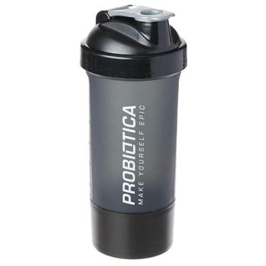 Imagem de Coqueteleira 2 Doses 500ml Cinza Probiotica - Probiótica