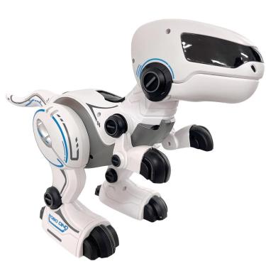 Imagem de Brinquedo Robô Interativo Dino Bot com Movimento e Som e Efeitos de Luz e Rugidos Realistas Candide