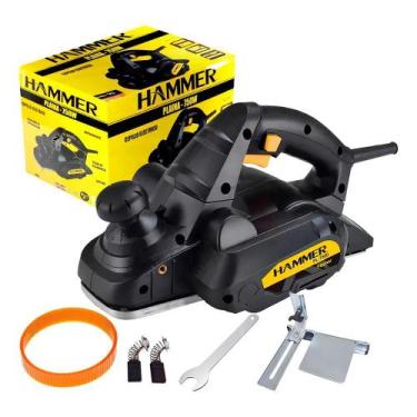 Imagem de Plaina Elétrica Manual 82mm 750w - Pl7500 Hammer Cor Preto - Congratul