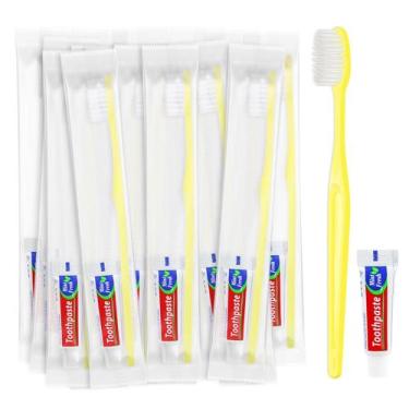 Imagem de Kit de Escovas de Dente Descartáveis HOIQIRY 30 unidades com Sabor Men