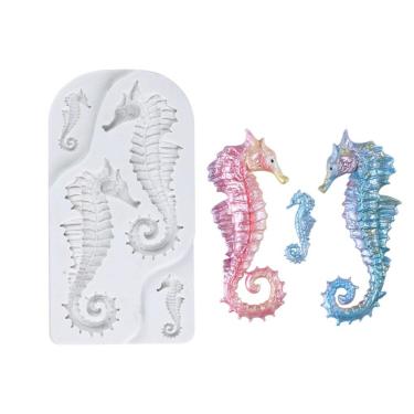 Imagem de Molde De Silicone Cavalo Marinho