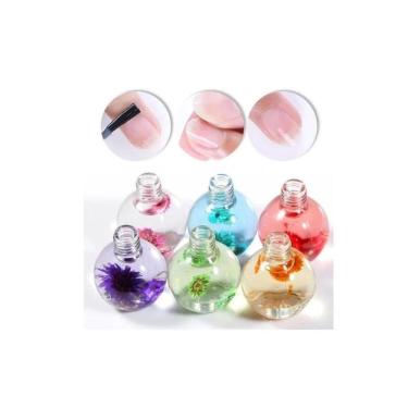 Imagem de Óleo De Cutícula 15 Ml Com Flores Unhas Hidratante