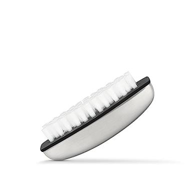 Imagem de Limpador de unhas e mãos, sabonete de aço inoxidável, escovas de limpeza para unhas e dedos e ajuda a eliminar odores absorventes (prata)