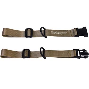 Imagem de Mochila Wisdompro com alça no peito, mochila ajustável e resistente com alça de esterno e fivela de liberação rápida para caminhadas e corridas – com travas deslizantes, Caqui