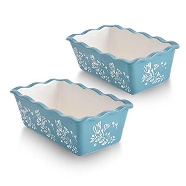 Imagem de Wisenvoy Forma de pão de cerâmica para pão, assadeiras de porcelana antiaderentes para assar pães
