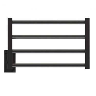 Imagem de Toalheiro Aquecido 127v Thermo Mezcla Clean Aquece Preto Fosco