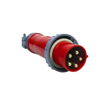 Imagem de Plugue Industrial Móvel 16A 3P+T 380/440V IP67 6H Vermelho N4076W – Steck