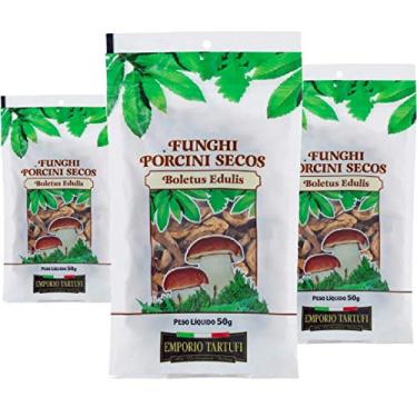 Imagem de 3x Funghi Porcini Seco Italiano EMPORIO TARTUFI 50g
