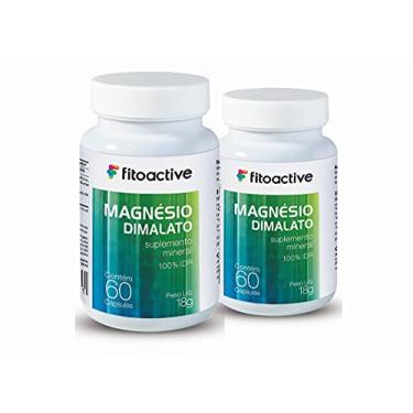 Imagem de Kit 2 Magnésio Dimalato 400 mg 60 Cápsulas Fitoactive