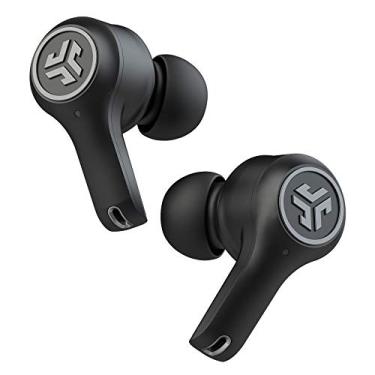 Imagem de Fones de ouvido JLab Audio Epic Air ANC True Wireless Bluetooth 5 | Cancelamento ativo de ruído | IP55 à prova de suor | Bateria com 12 horas de vida útil, capa de carregamento de 36 horas | Modo de filme de baixa latência | 3 configurações de som EQ