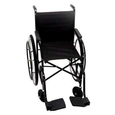 Imagem de Cadeira De Rodas Cds Dobrável Modelo 102 Adulto Com Braços Fixos, Peda