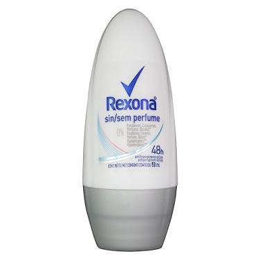 Imagem de Rexona Desodorante Antitranspirante Roll On Sem Perfume 50Ml (A Embalagem Pode Variar)