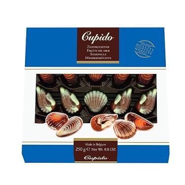 Imagem de Bombom Belga Chocolate Cupido Seashells Caixa 250g