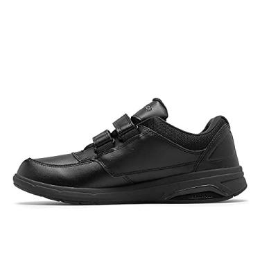 Imagem de Tênis de caminhada feminino New Balance 813 V1 com gancho e laço, Preto, 5.5