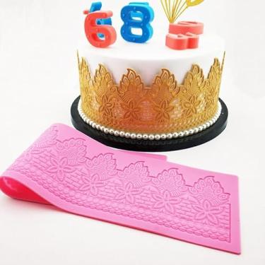 Imagem de Tapete De Silicone Para Bolo Rendas De Açucar Molde R55