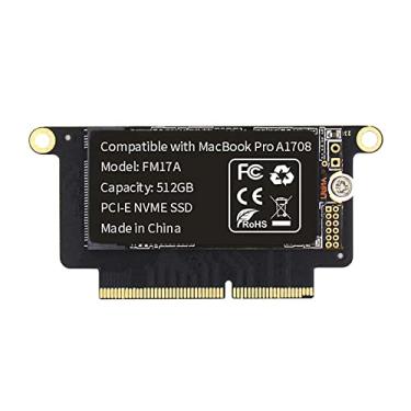 Imagem de FLEANE FM17A 512GB PCIE 3.0x4 NVME 3D NAND TLC Flash SSD para MacBook Pro Retina A1708 (2016-2017) Inclui ferramentas DIY (512 GB)