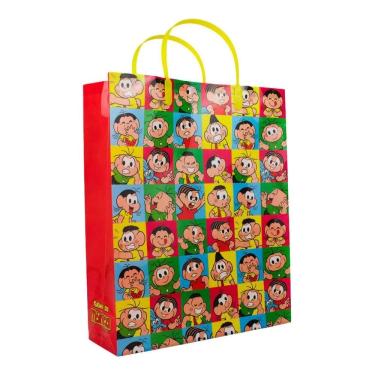 Imagem de Sacola De Presentes Tamo Junto 33x9x27cm - Turma Da Mônica