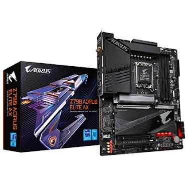 Imagem de PLACA MAE Z790 AORUS ELITE AX DDR5 CHIPSET INTEL Z790 LGA 1700 13ª E 12ª GERACAO - Z790 AUROS ELITE AX