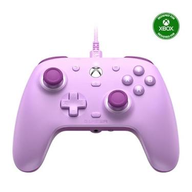 Imagem de GameSir G7 SE Controle com Fio para PC, Xbox One, Xbox Series X|S, Gamepad para Jogos Plug and Play com Joysticks Hall/Gatilho Hall, Conector de Audio de 3,5 mm （Purple）