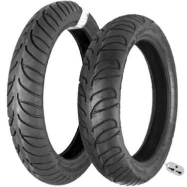 Imagem de Par de Pneu Para Moto Sportíssimo II 120/70-14 Traseiro e 100/80-14 Di